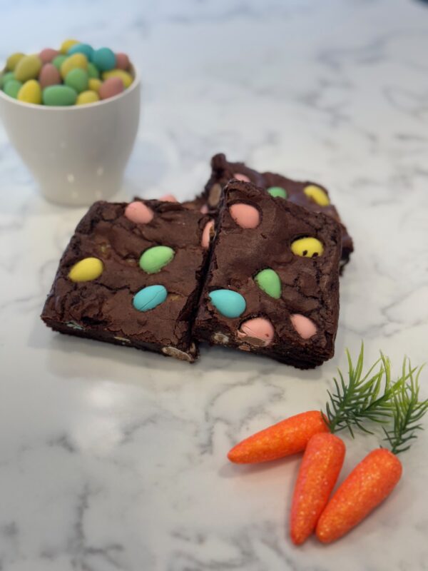Mini Egg Brownies
